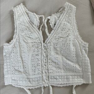 Abercrombie open back shirt